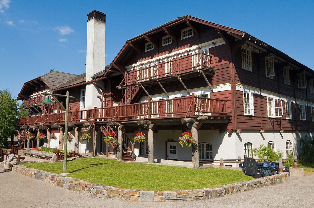 Lake Mcdonald Lodge, Glacier National Park, Montana, USA