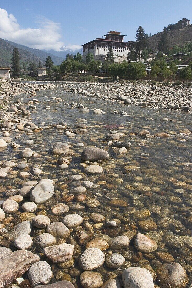 Dzong In Paro Valley