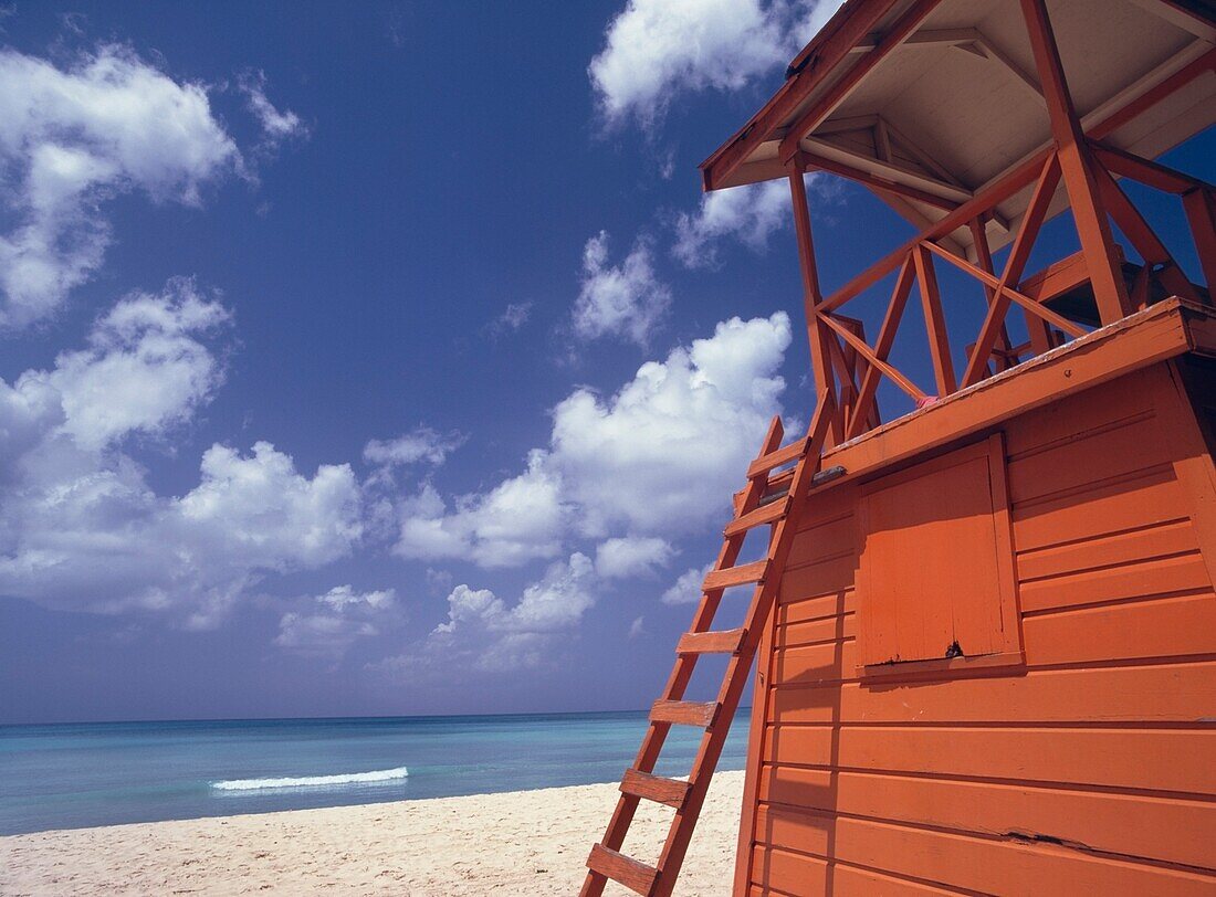 Lifeguard Tower On Beach