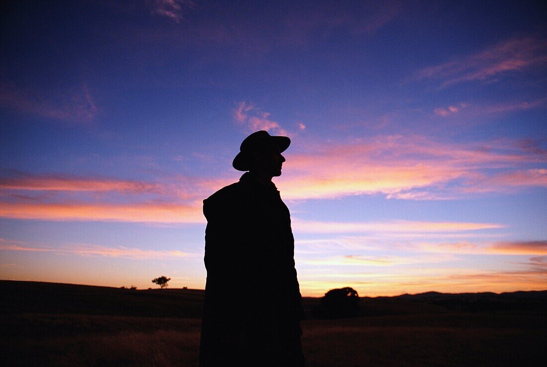 Farmer In Central Victoria