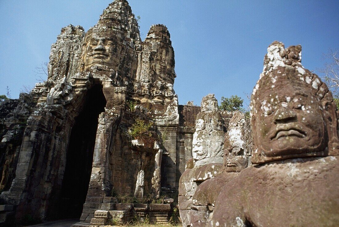 Tor zum Bayon-Tempel in Angkor Wat