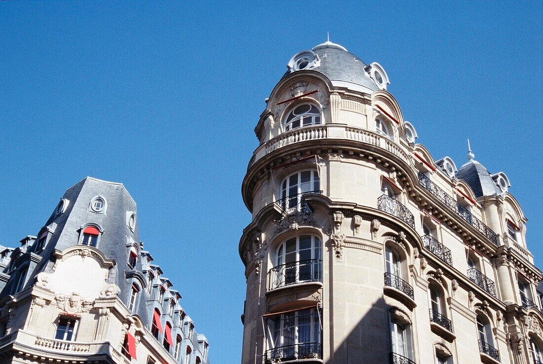 Typische französische Stadthäuser, Paris