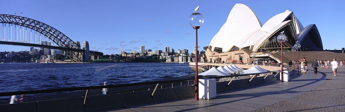 Sydney Harbor Bridge und Opernhaus