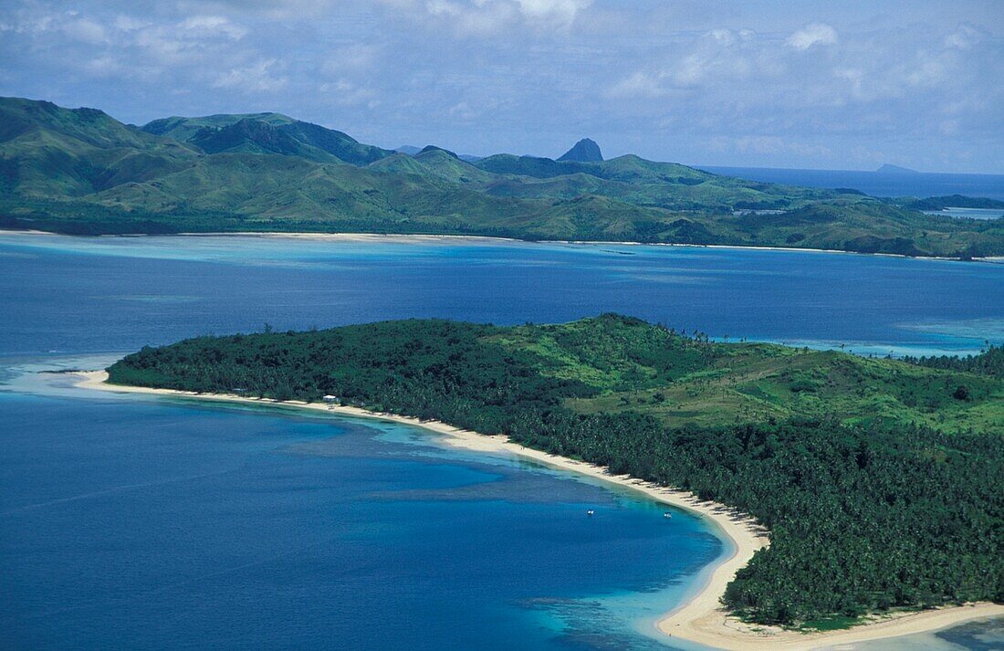 Aerial View Of Yasawas, Aerial View