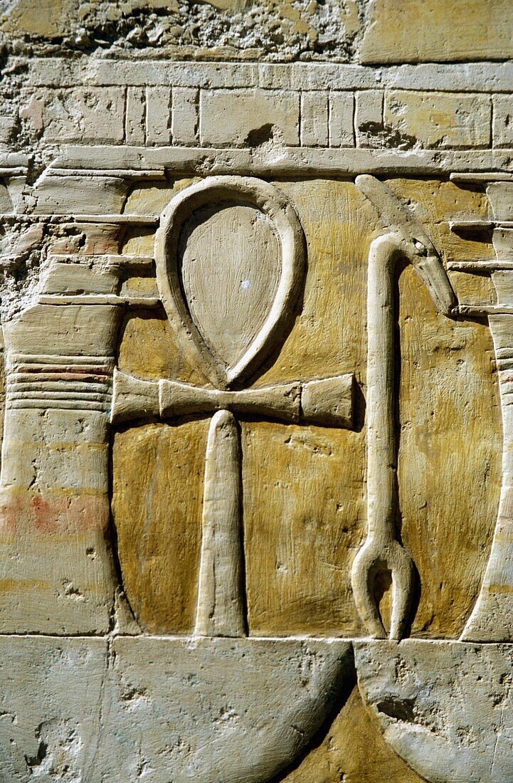 Carvings, Hatshepsut Temple, Close Up