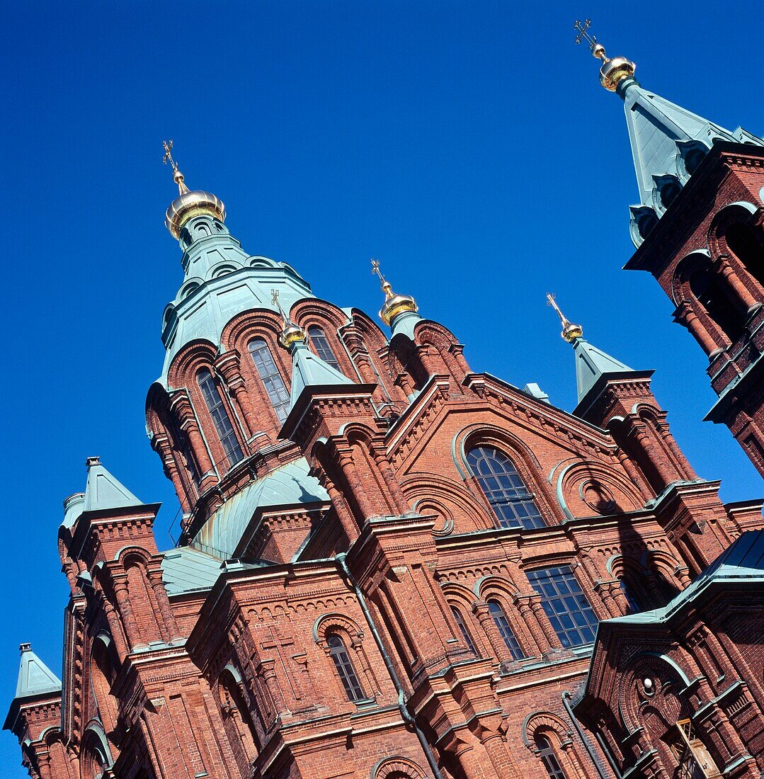 Uspenski-Kathedrale, Blick aus niedrigem Winkel