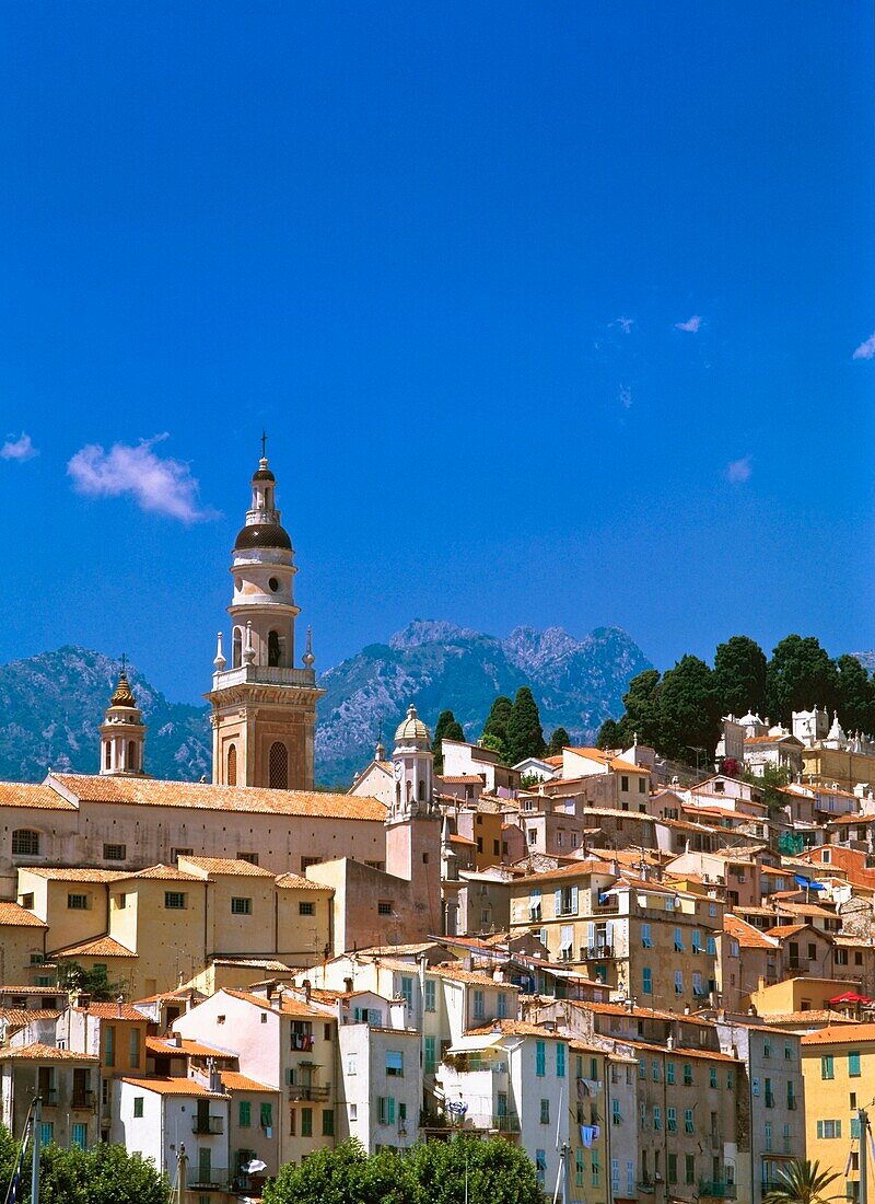 Cityscape With Church Bell Tower