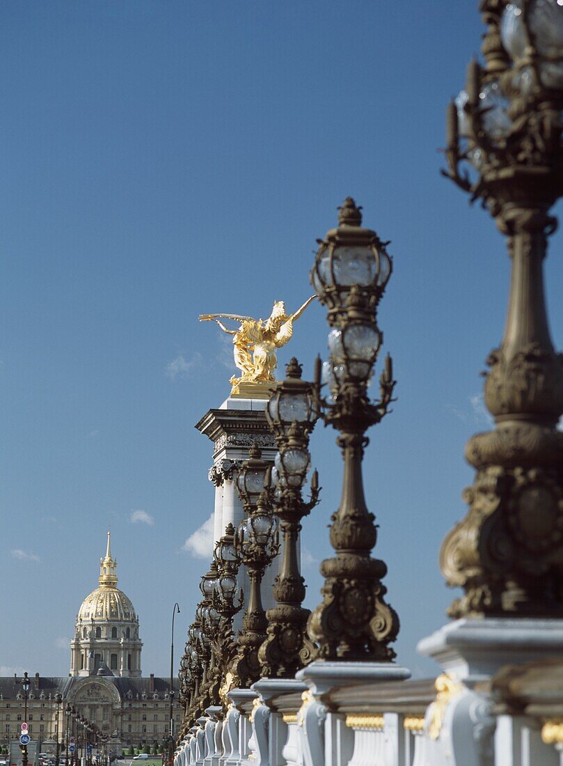 Pont Alexandre Iii In Hotel Des Invalides