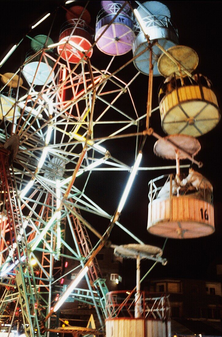 Ferris Wheel At Fairground