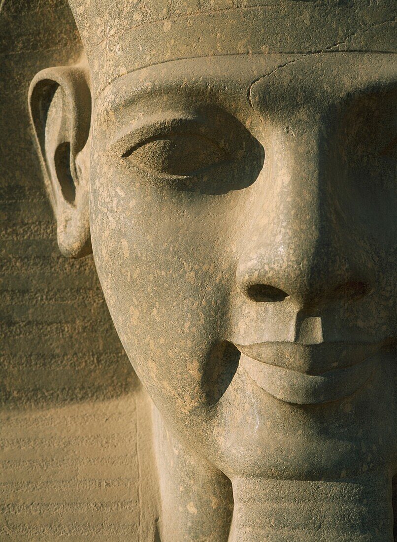 Detail des Pharao-Kopfes