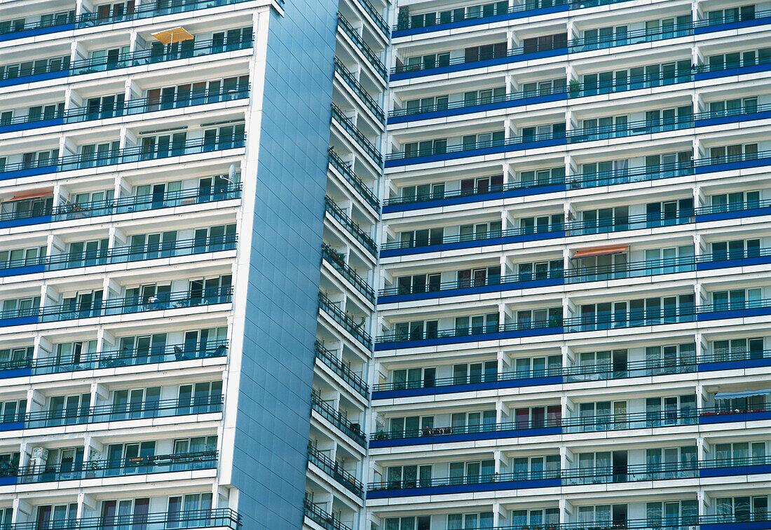 Wohnblock im ehemaligen Ost-Berlin