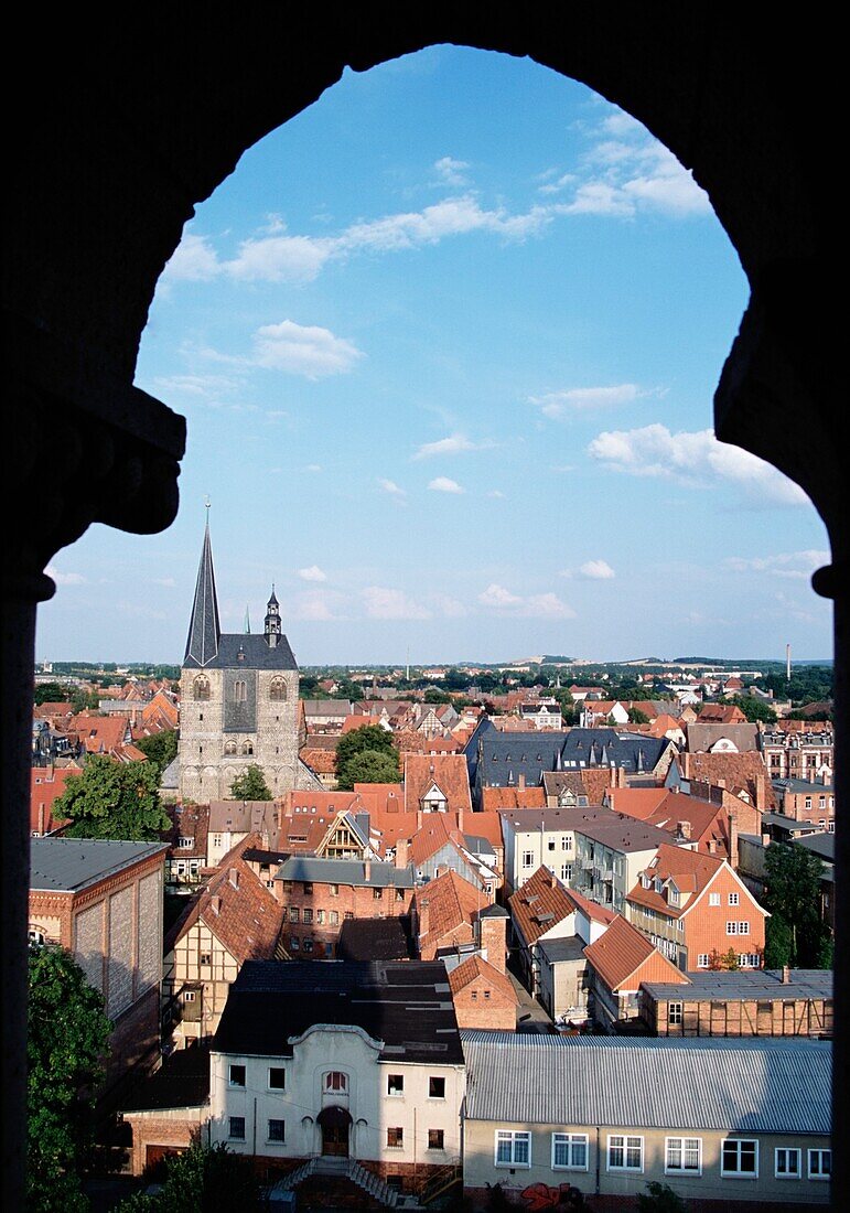 Blick vom Sternkierkerturm auf die Marktkirche