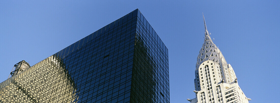 Das Chrysler-Gebäude und benachbarte Gebäude