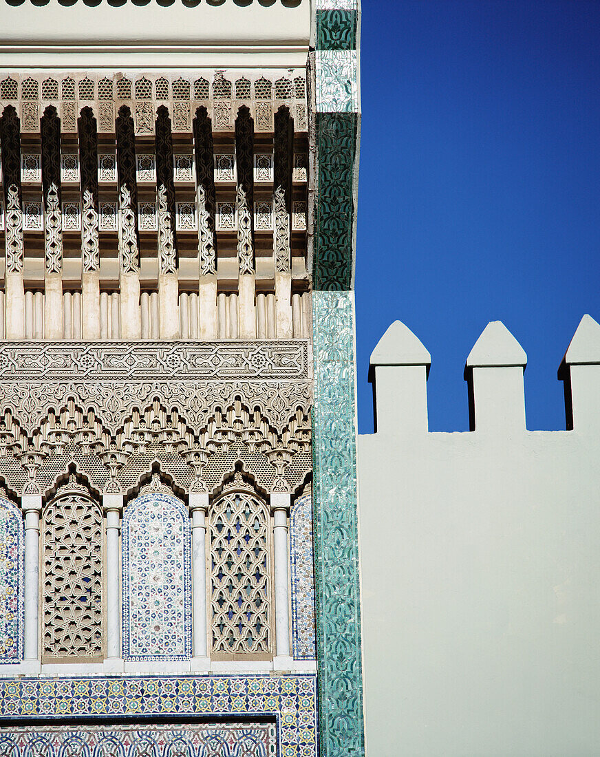 Detail Of Gate Of Royal Palace, Fes