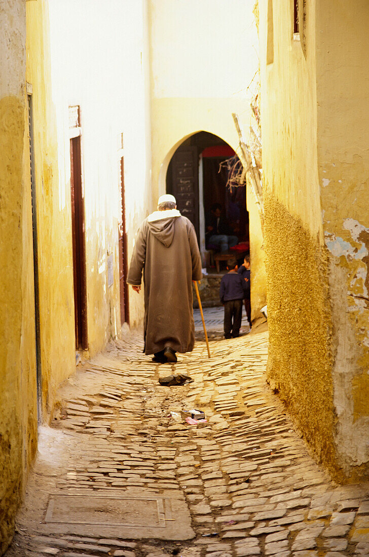 Local Man In Yellow Alley