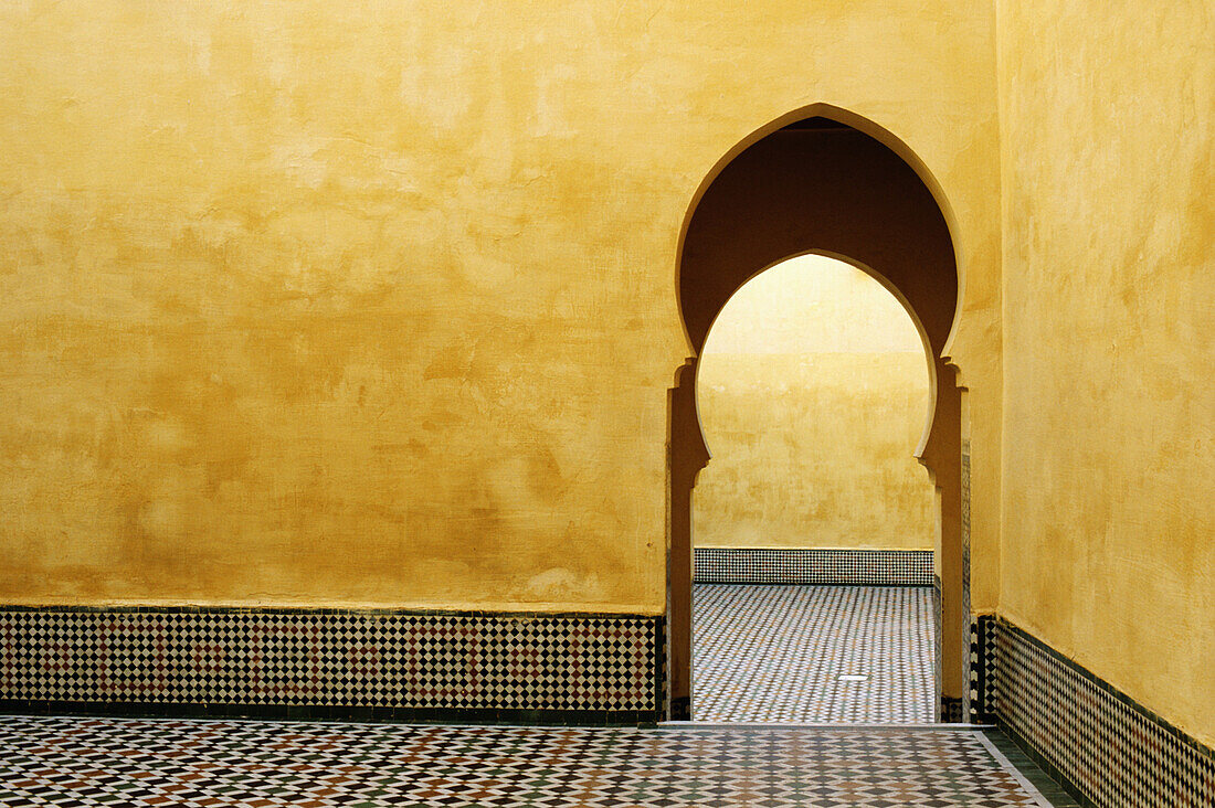 Doorway At Mausoleum Of Moulay Ismail