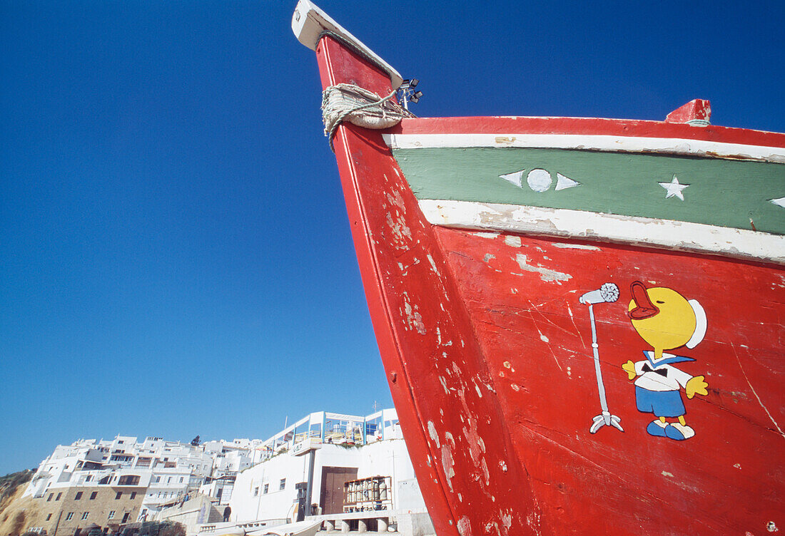 Boot in Albufeira, Nahaufnahme