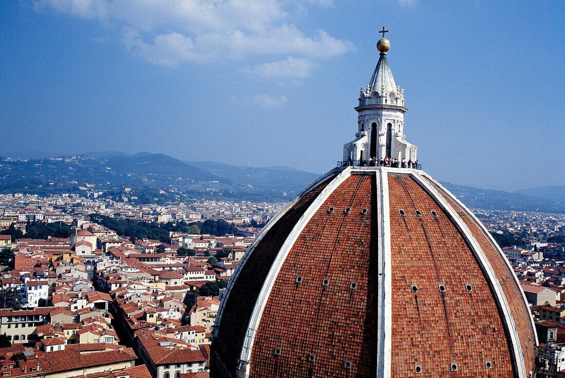 Cityscape And View Of Duomo Dome
