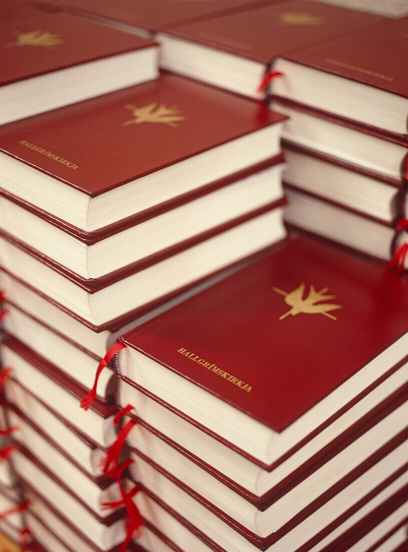 Stack Of Red Bibles