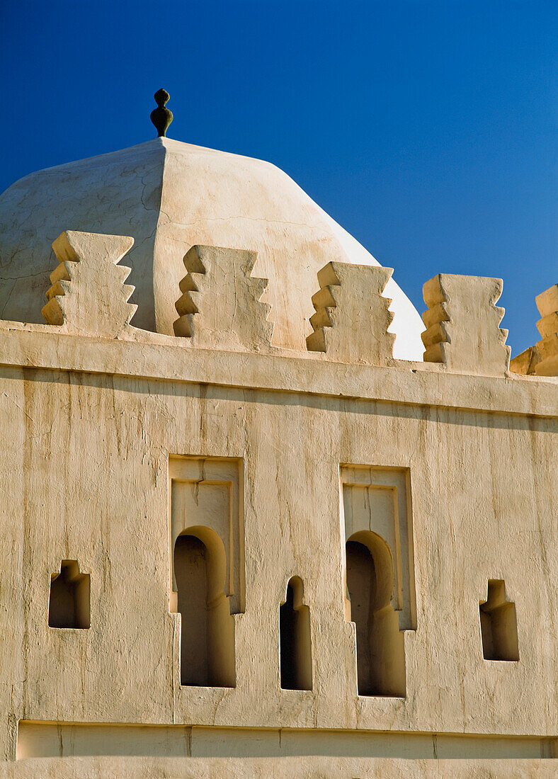 Close-Up Of White Mosque