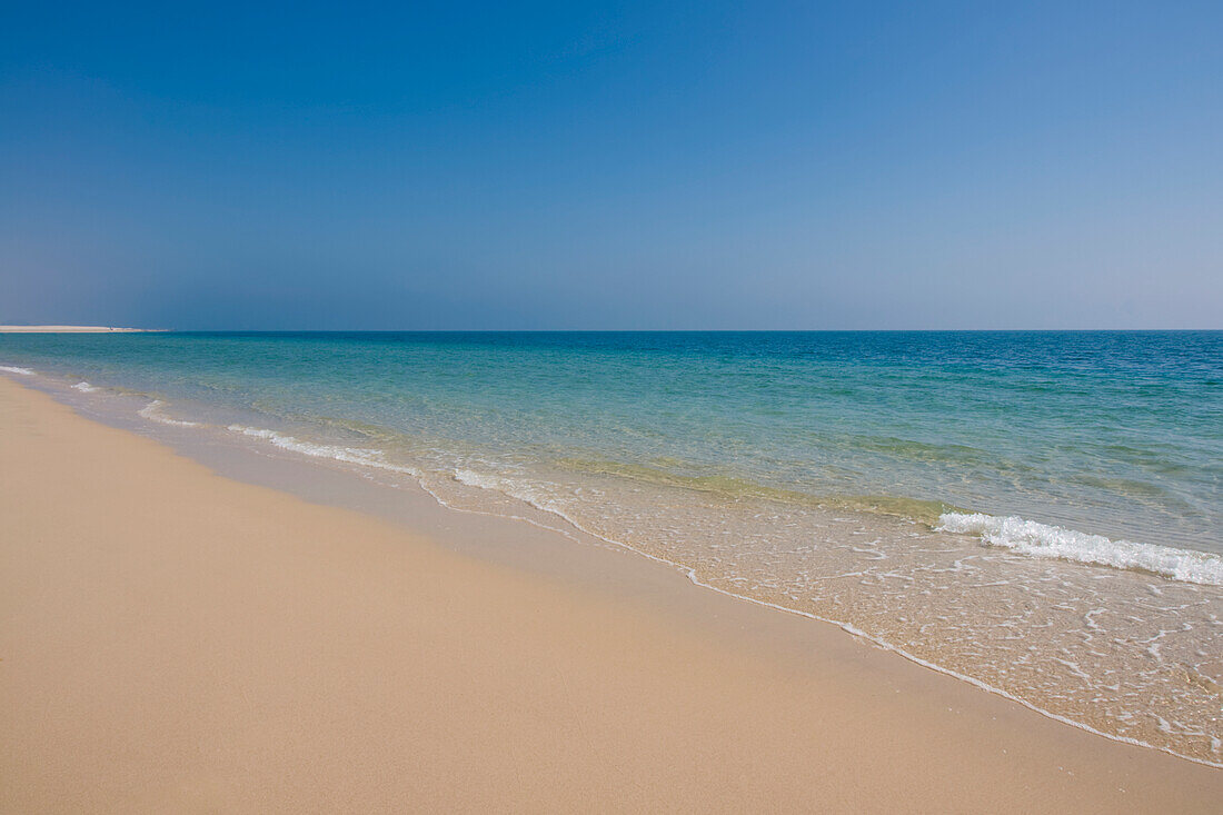 Beach And Calm Sea.