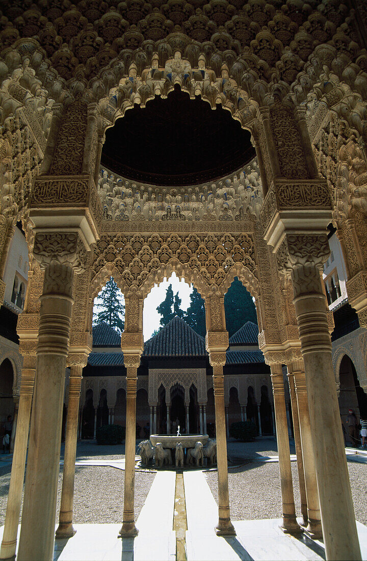 Courtyard Of Alhambra Palace