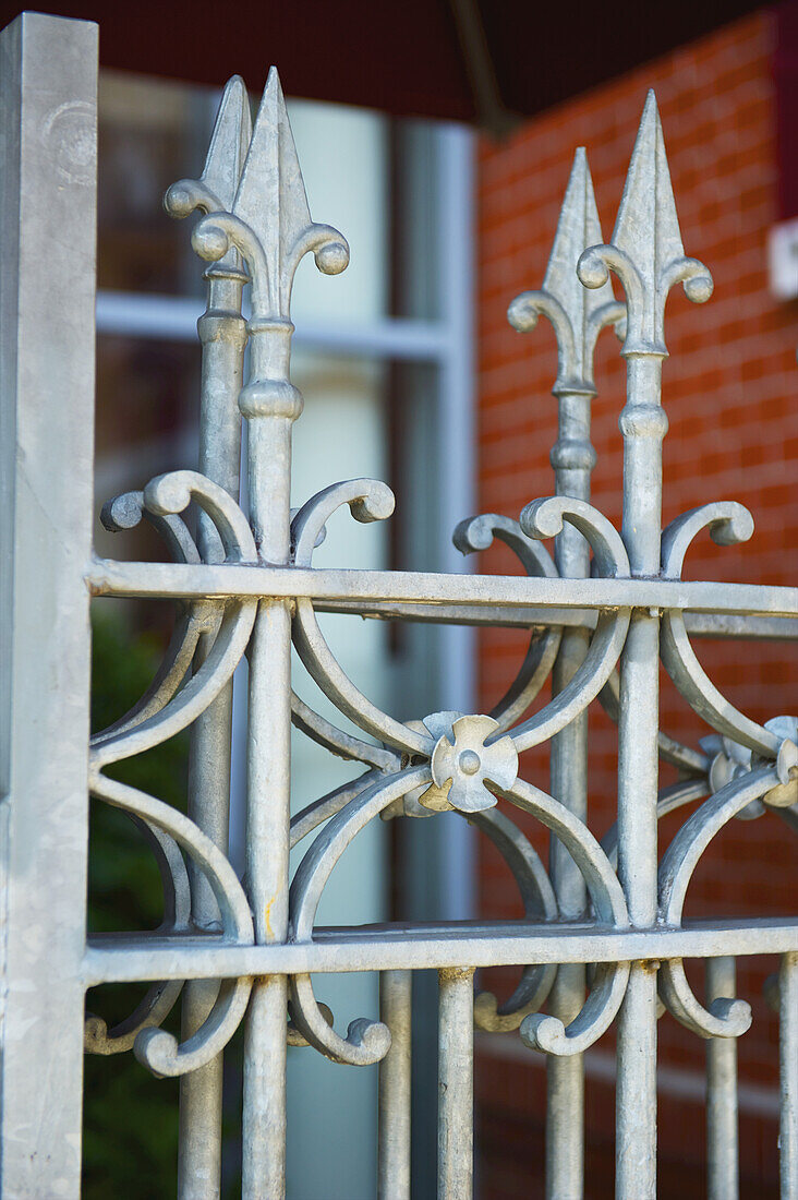 An Ornate Metal Fence; Hamburg, Germany