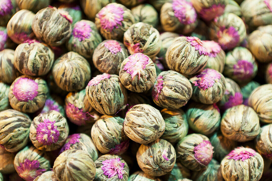 Tea For Sale In Spice Bazaar; Istanbul, Turkey