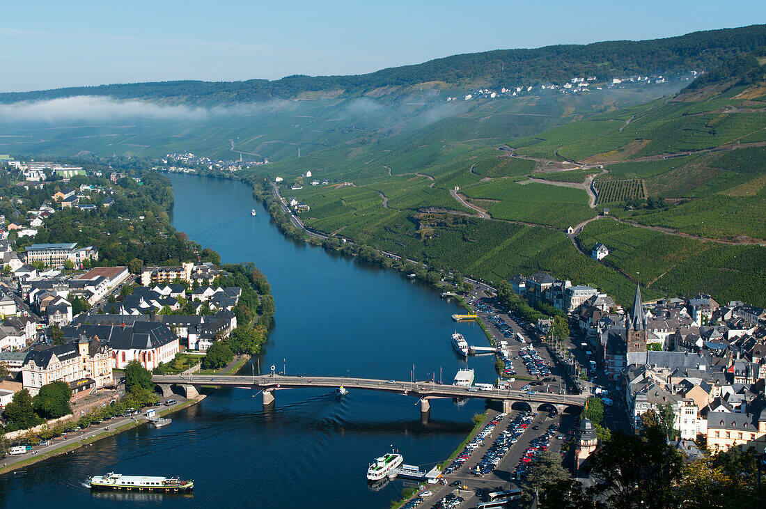 Bernkastel-Kues, A Wine Region In Mosel Valley; Rhineland-Palatinate, Germany