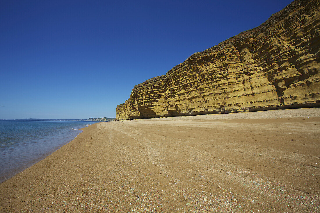 Cliffs Along The Beach; Dorset, England