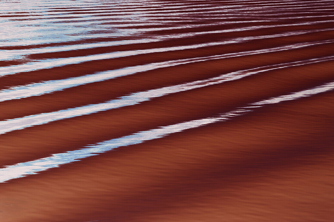 River water surface details, reflections and abstracts, ripples and patterns. 