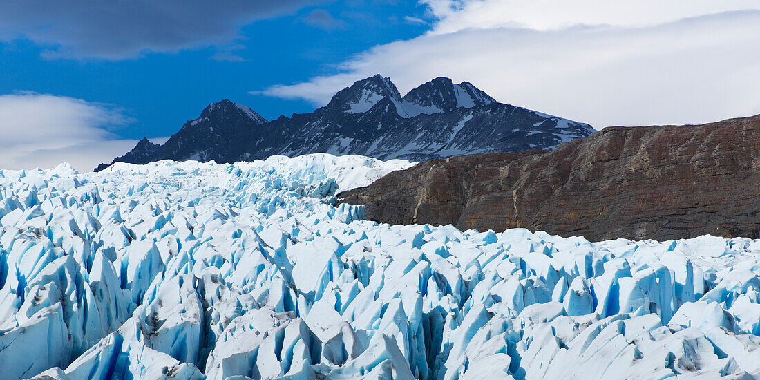 Grey Glacier, Torres Del Paine National Park; Torres Del Paine, Magallanes And Antartica Chilena Region, Chile
