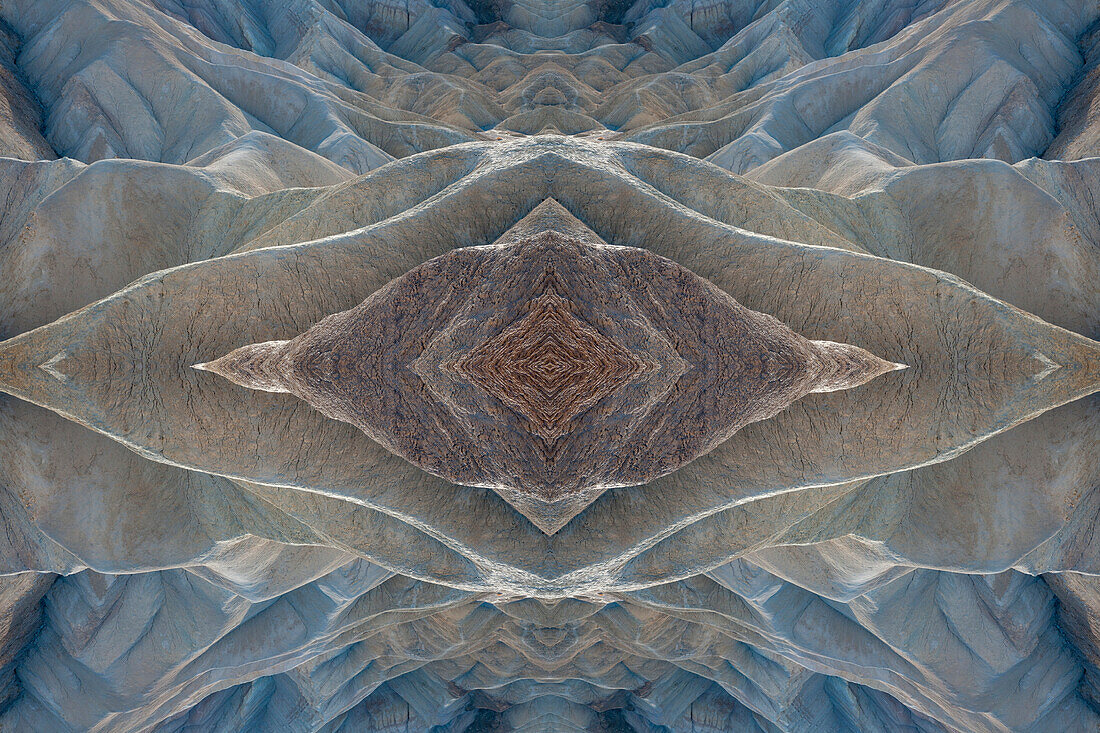 Blue and brown abstract.
