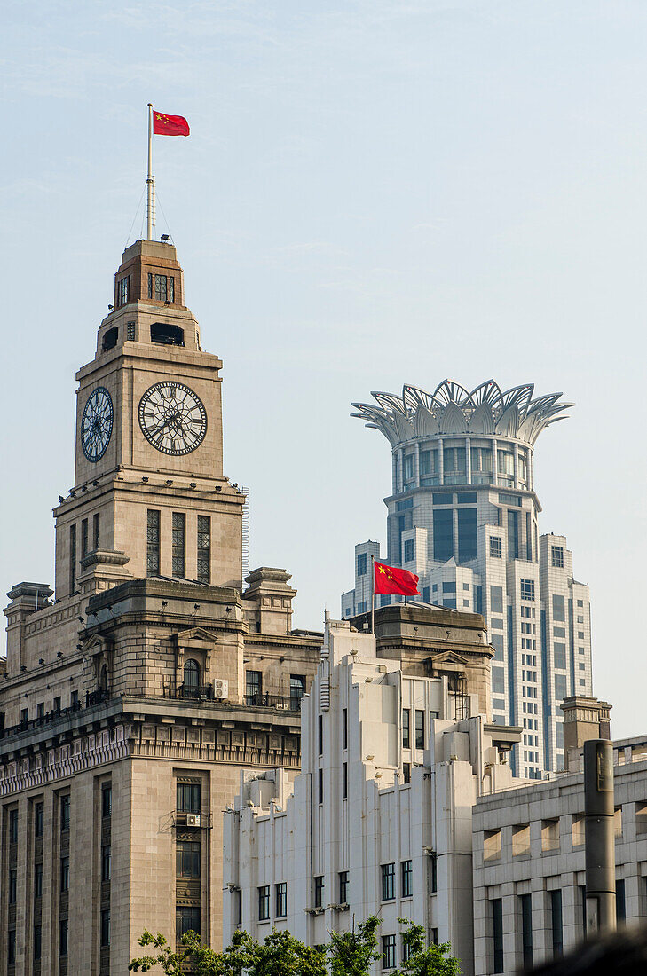 Schanghai, China. Gebäude im Stadtzentrum.