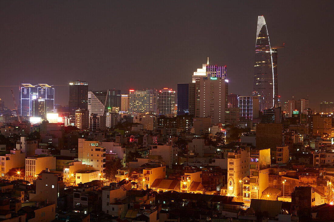 Apartments, high-rises, and Bitexco Financial Tower, District One, Ho Chi Minh City (Saigon), Vietnam