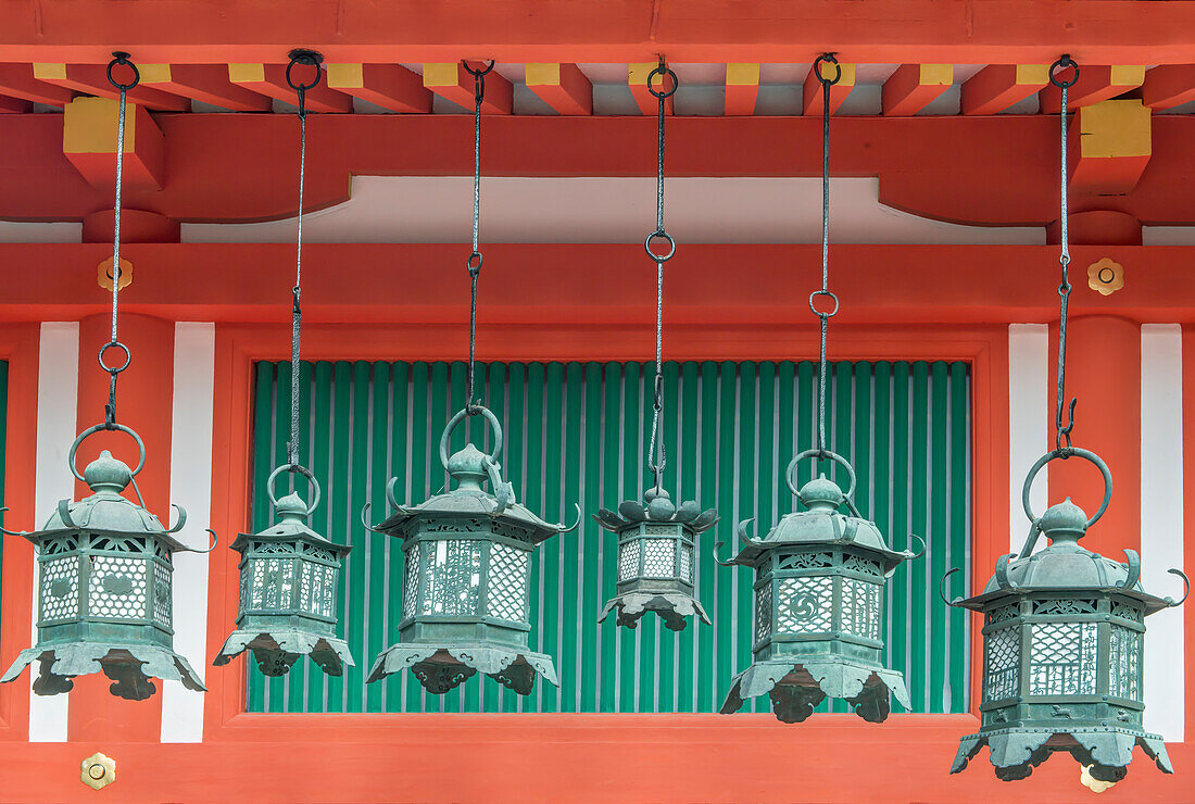 Japan, Nara, Kasuga Shrine Lanterns