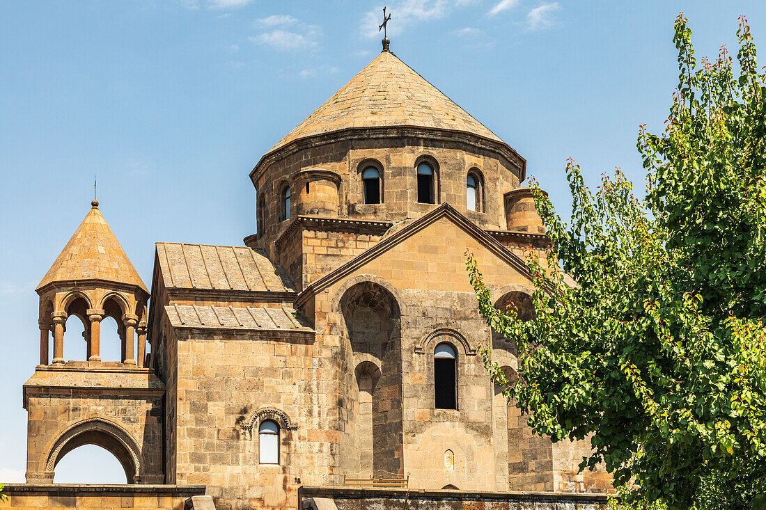 Armenia. Armavir Province. Vagharshapat. Exterior view of the Saint Hripsime Church.