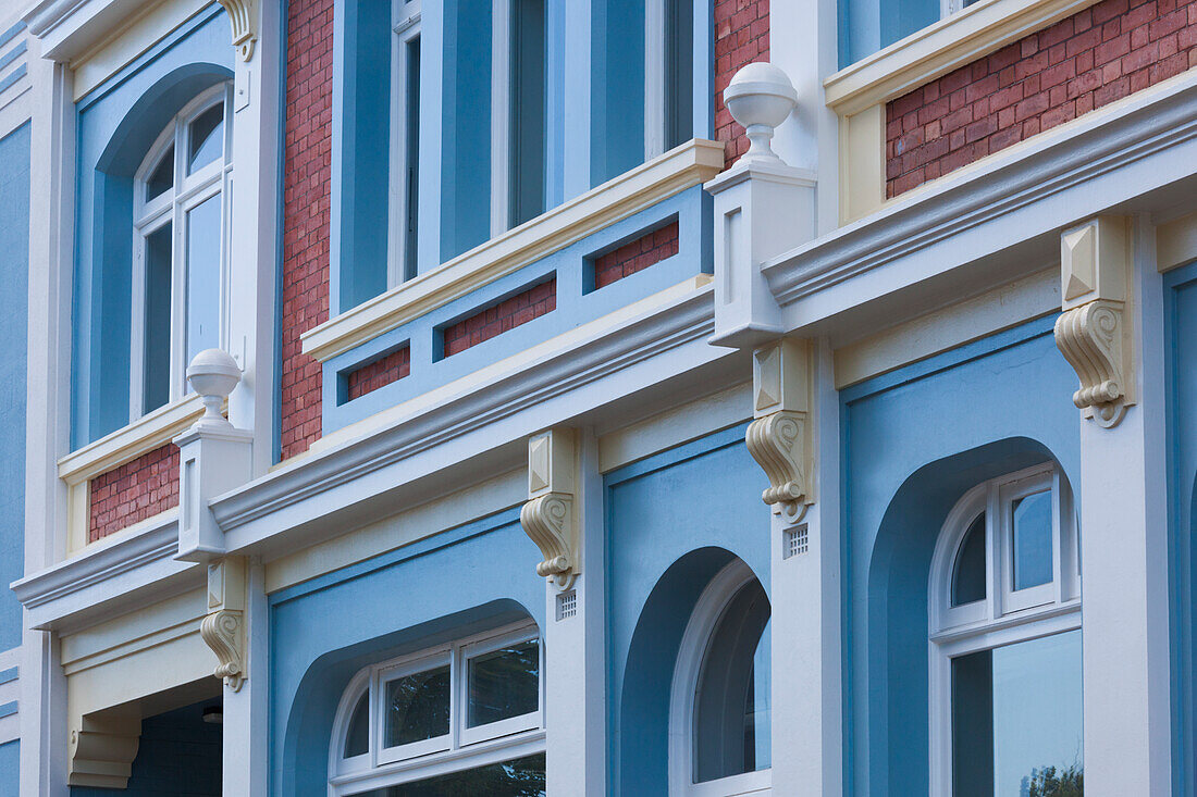 New Zealand, North Island, Whanganui. Building detail