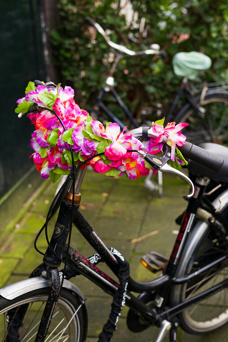 Niederlande, Amsterdam. Fahrrad Detail