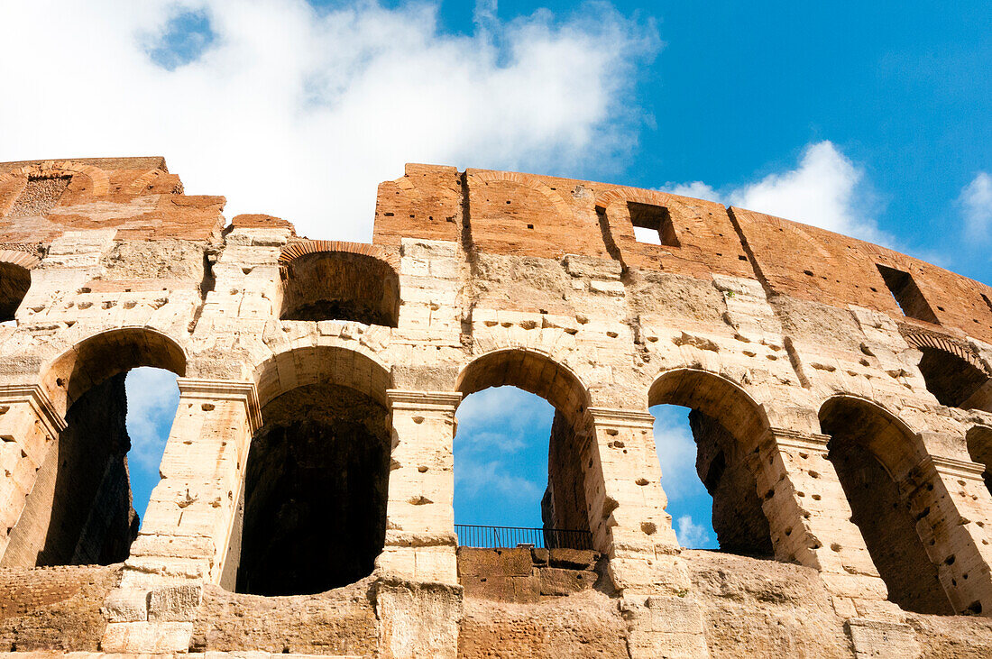 Kolosseum oder Flavisches Amphitheater, Rom, Unesco-Welterbe, Latium, Italien, Europa