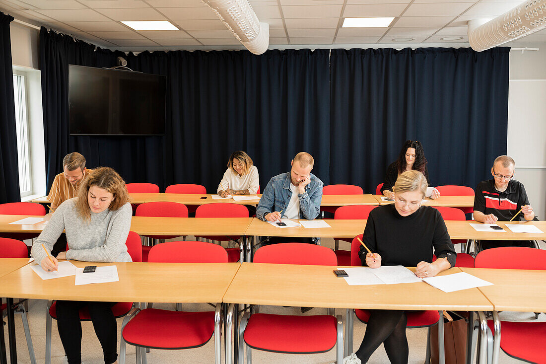 Students in lecture hall