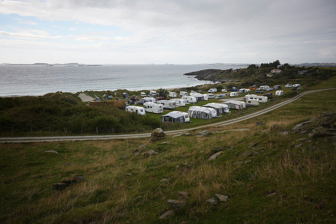 Campingplatz am Meer