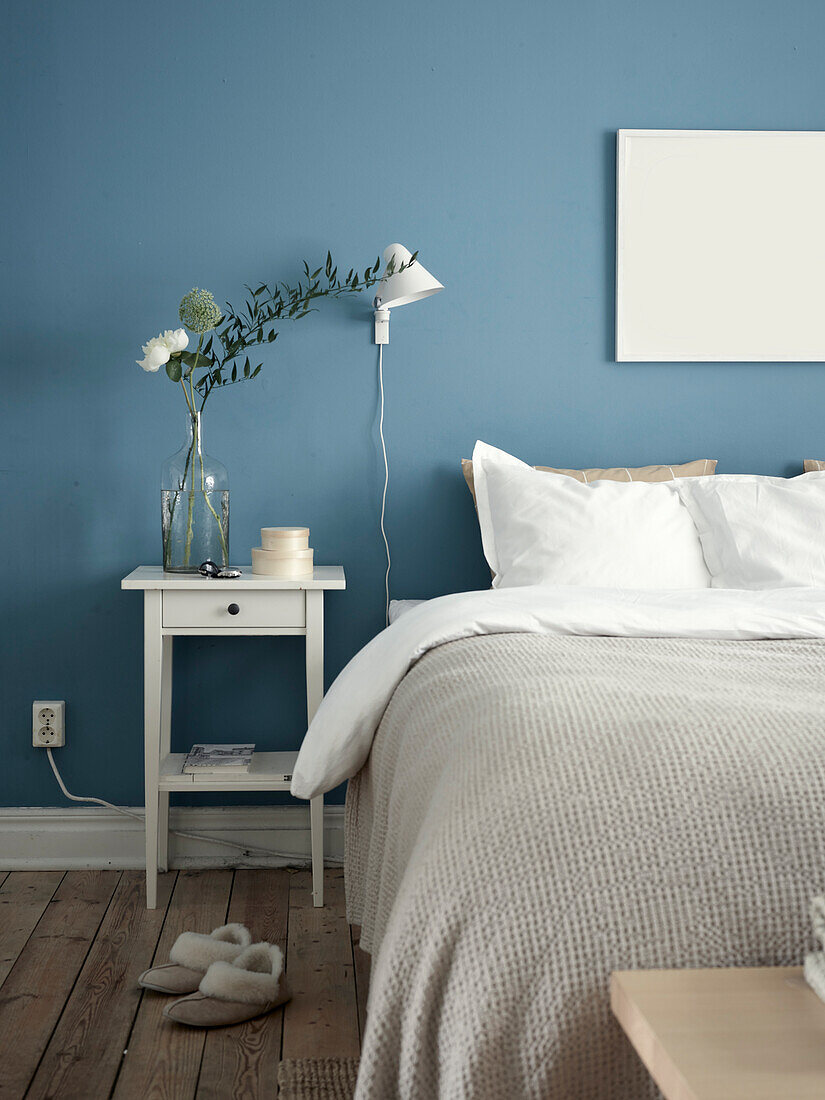 View of bed in bedroom