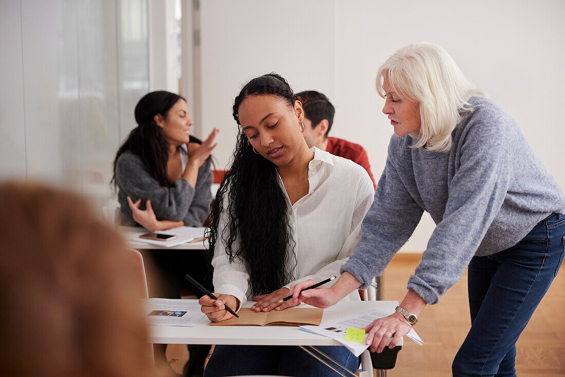 Business people at workshop