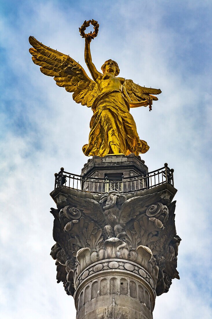 The Angel of Independence, Mexico City, Mexico. Built in 1910 celebrating it's Independence of 1821.