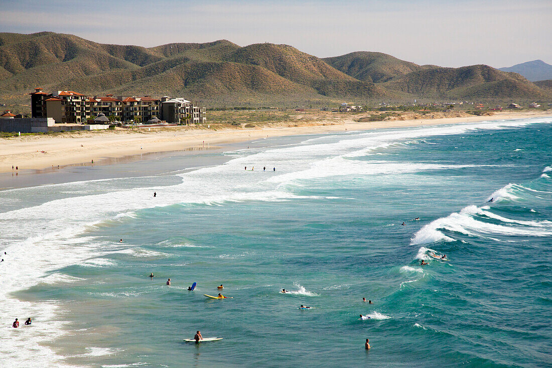 Mexiko, Baja California Sur, Todos Santos. Cerritos Strand.