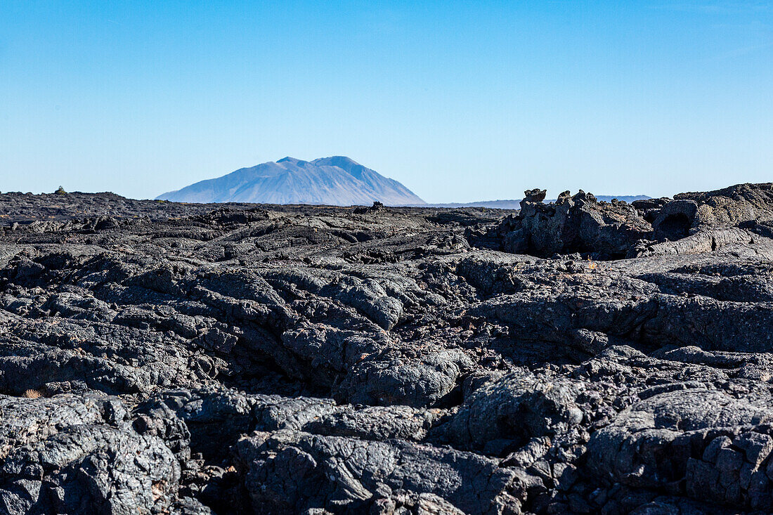 USA, Idaho, Arco, Lava flows at Craters of Moon National Monument