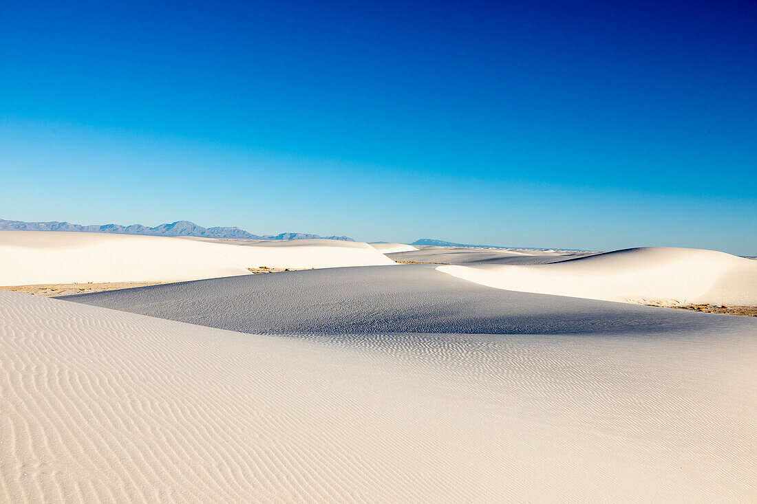 Vereinigte Staaten, New Mexiko, White Sands National Park, Sanddünen