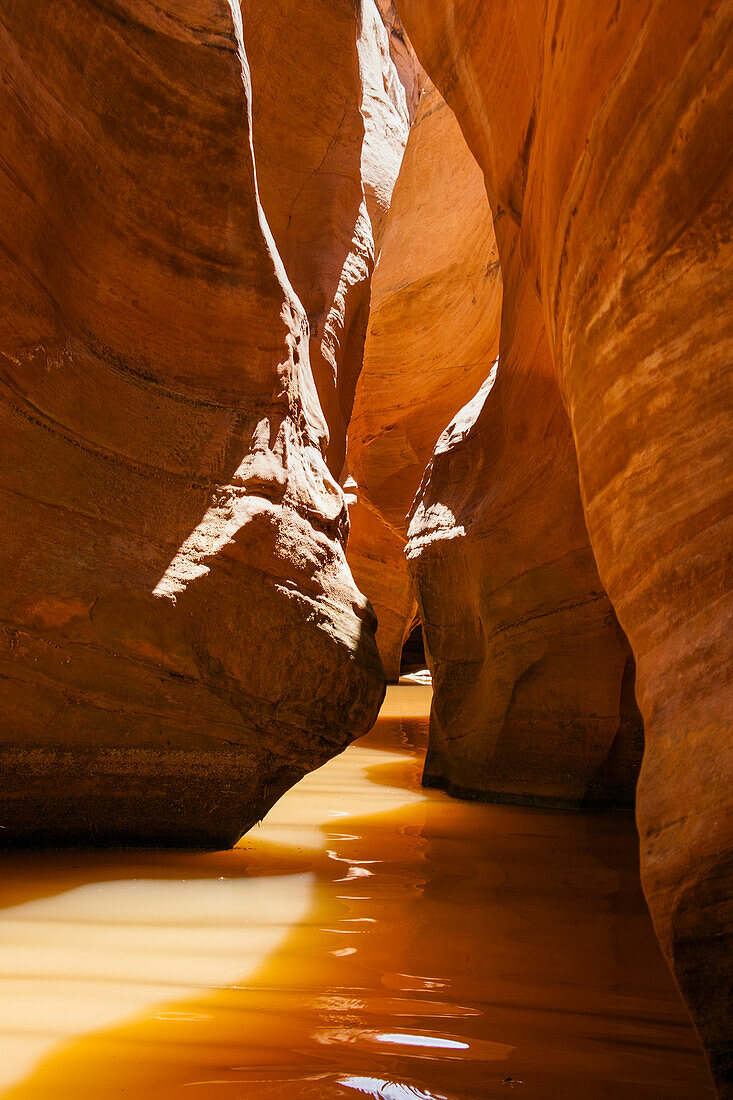 Slot Canyon at Lake Powell NRA, Utah