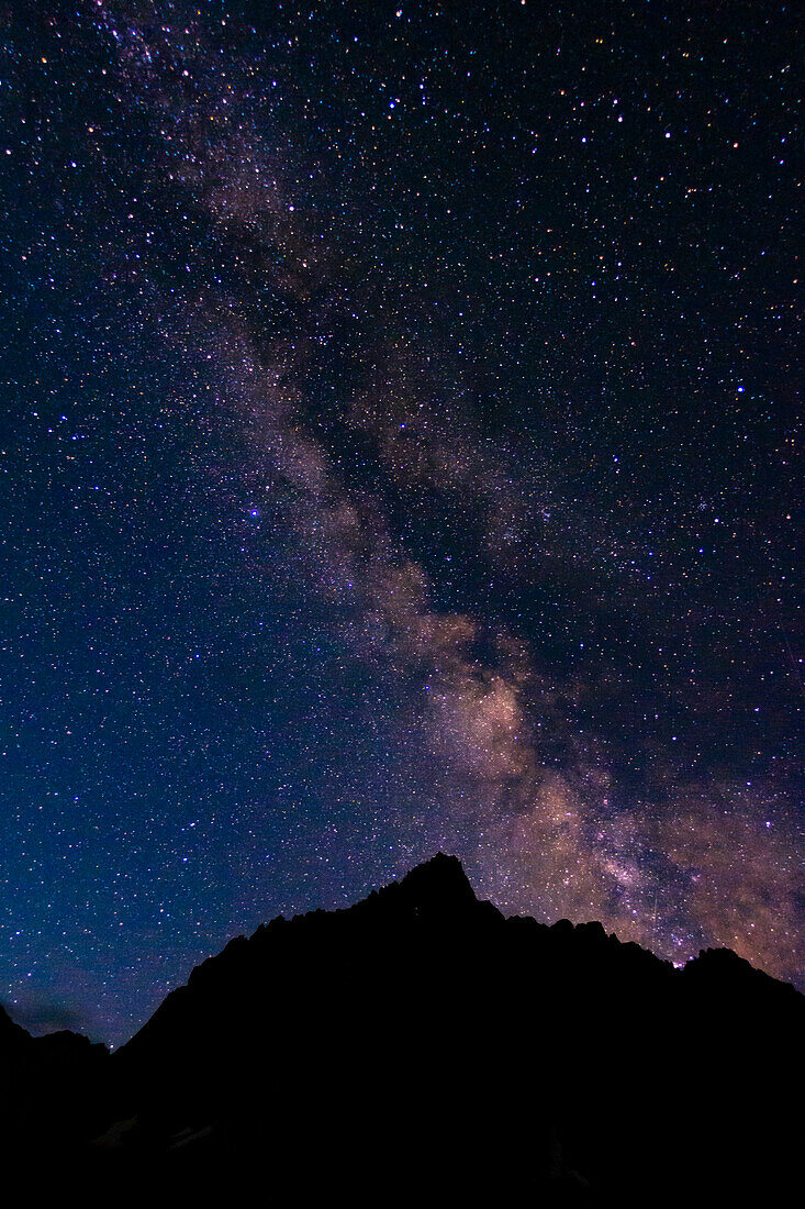 The Milky Way over the Palisades, John Muir Wilderness, Sierra Nevada Mountains, California, USA